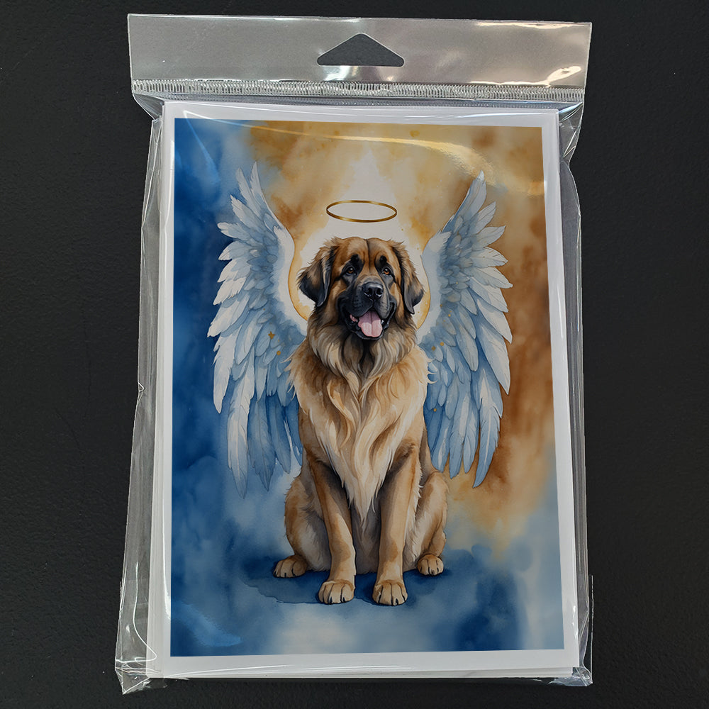 Leonberger My Angel Greeting Cards Pack of 8