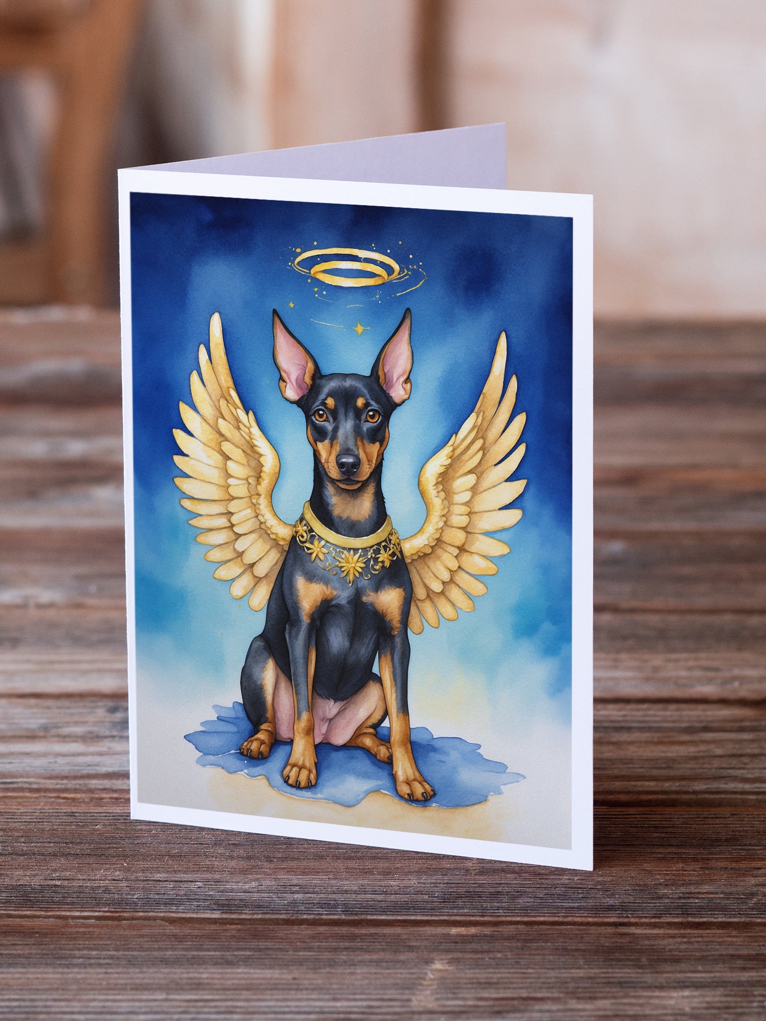 Buy this Manchester Terrier My Angel Greeting Cards Pack of 8