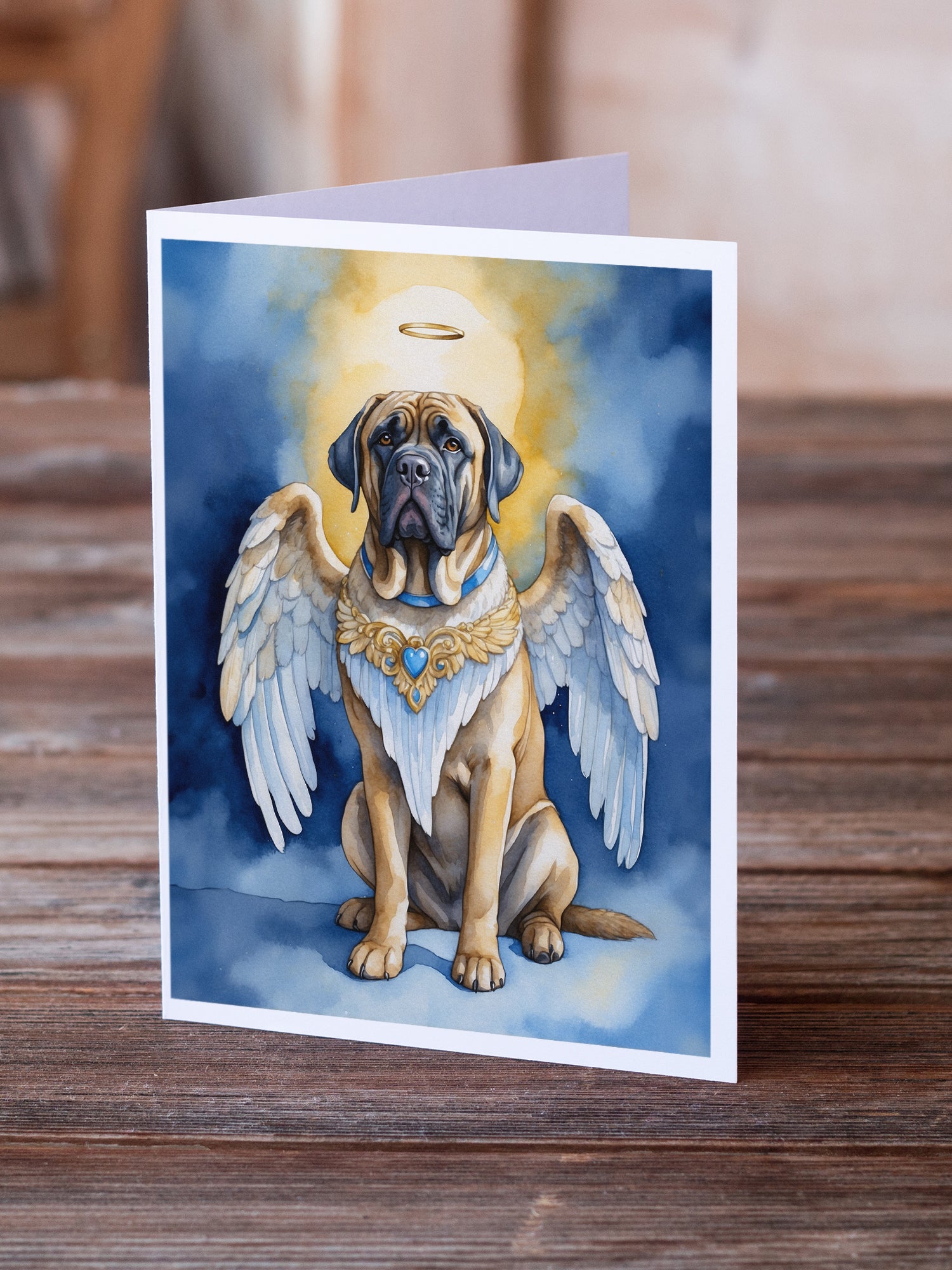 Mastiff My Angel Greeting Cards Pack of 8