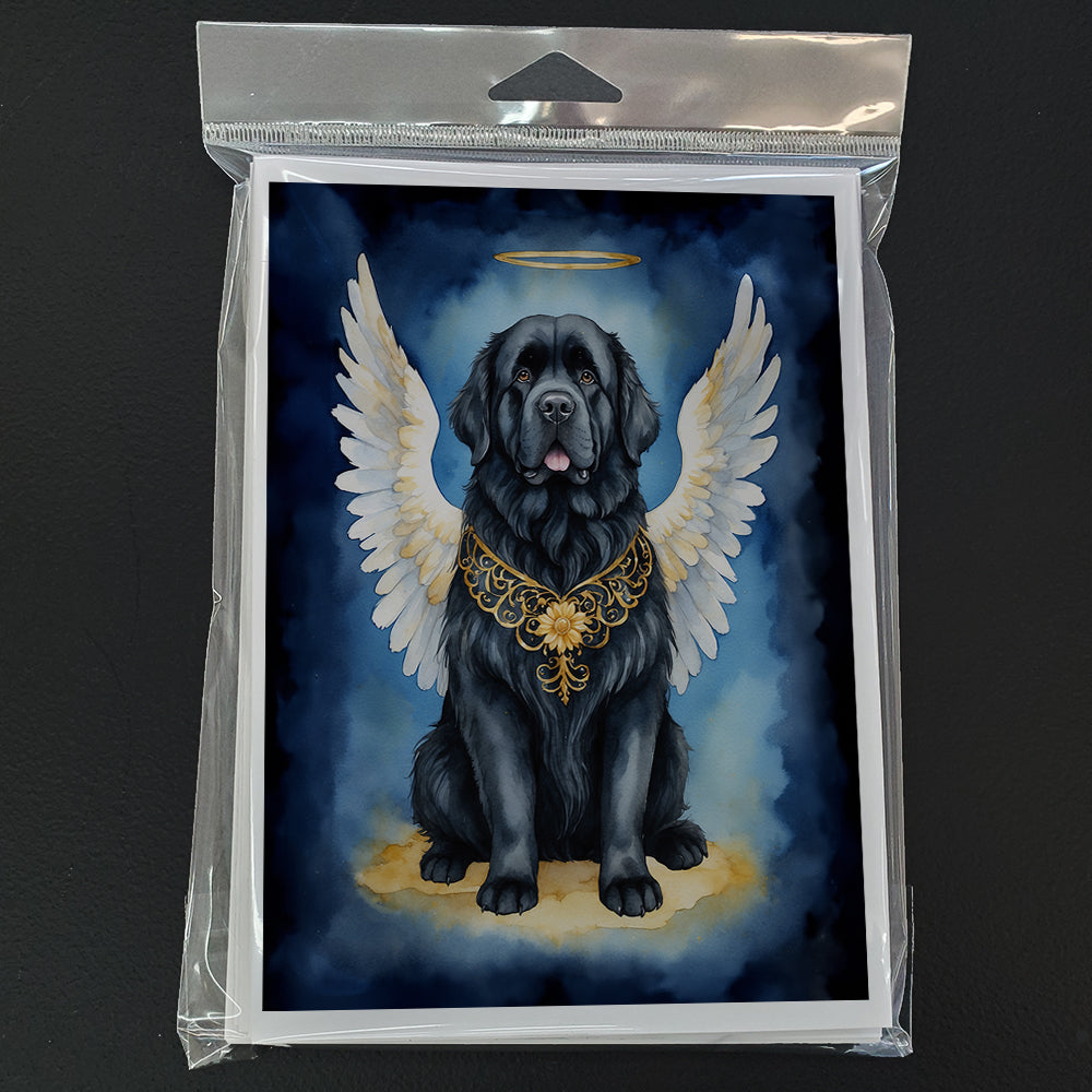 Newfoundland My Angel Greeting Cards Pack of 8