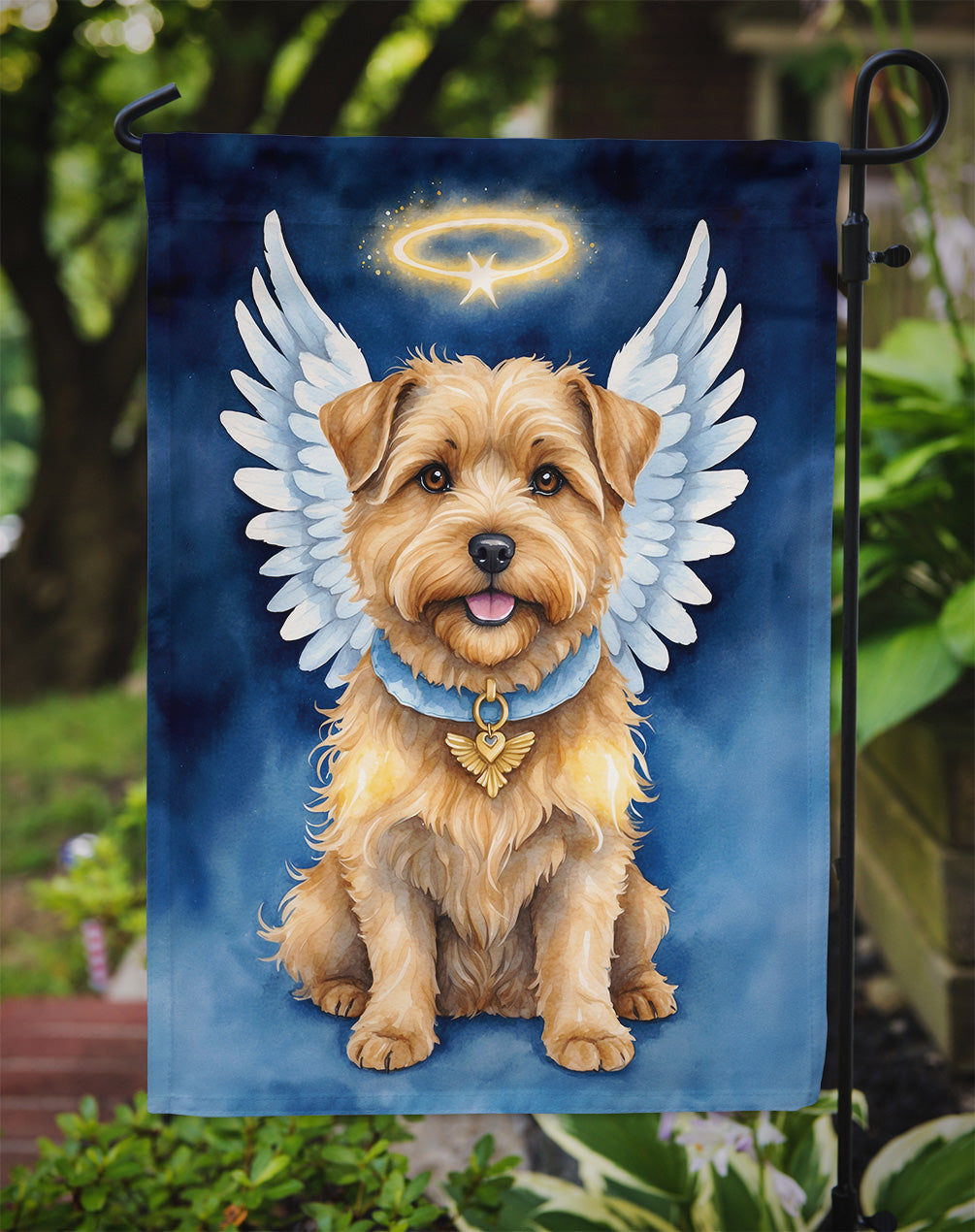 Norfolk Terrier My Angel Garden Flag