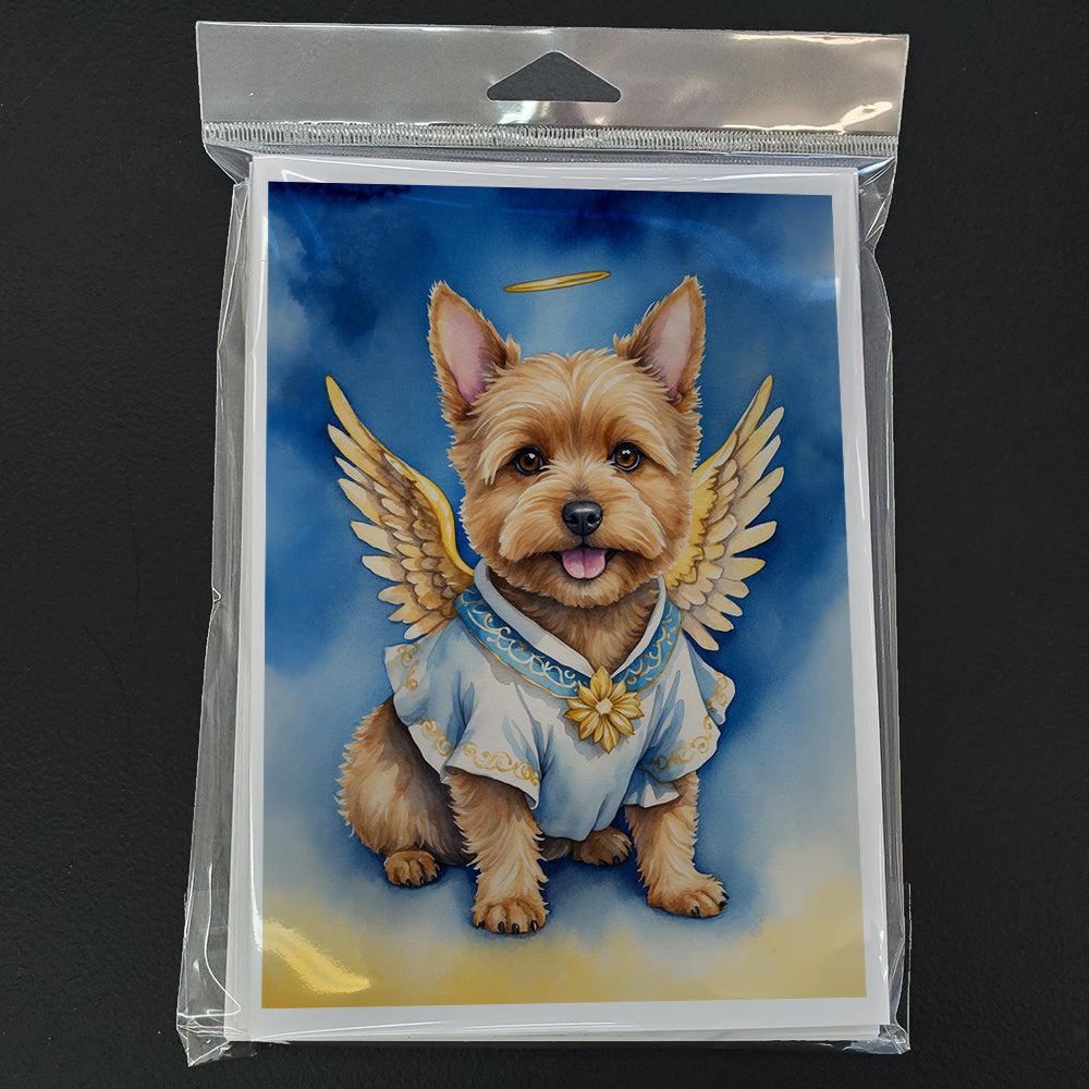 Norwich Terrier My Angel Greeting Cards Pack of 8