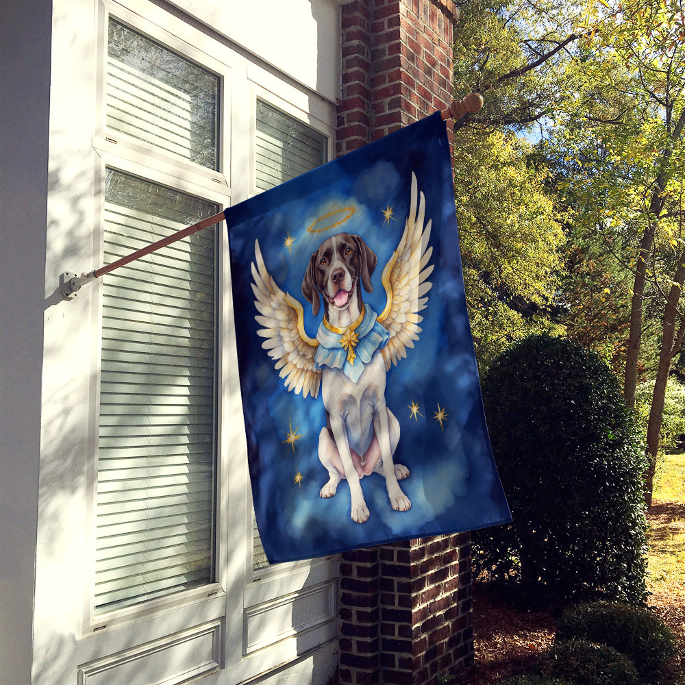 Pointer My Angel House Flag
