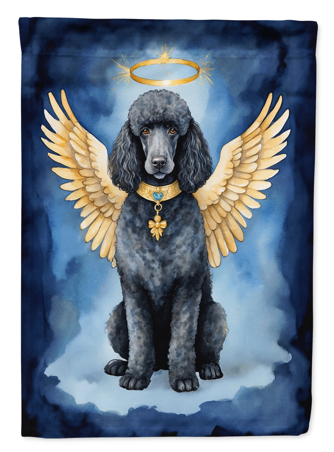 Buy this Black Poodle My Angel House Flag