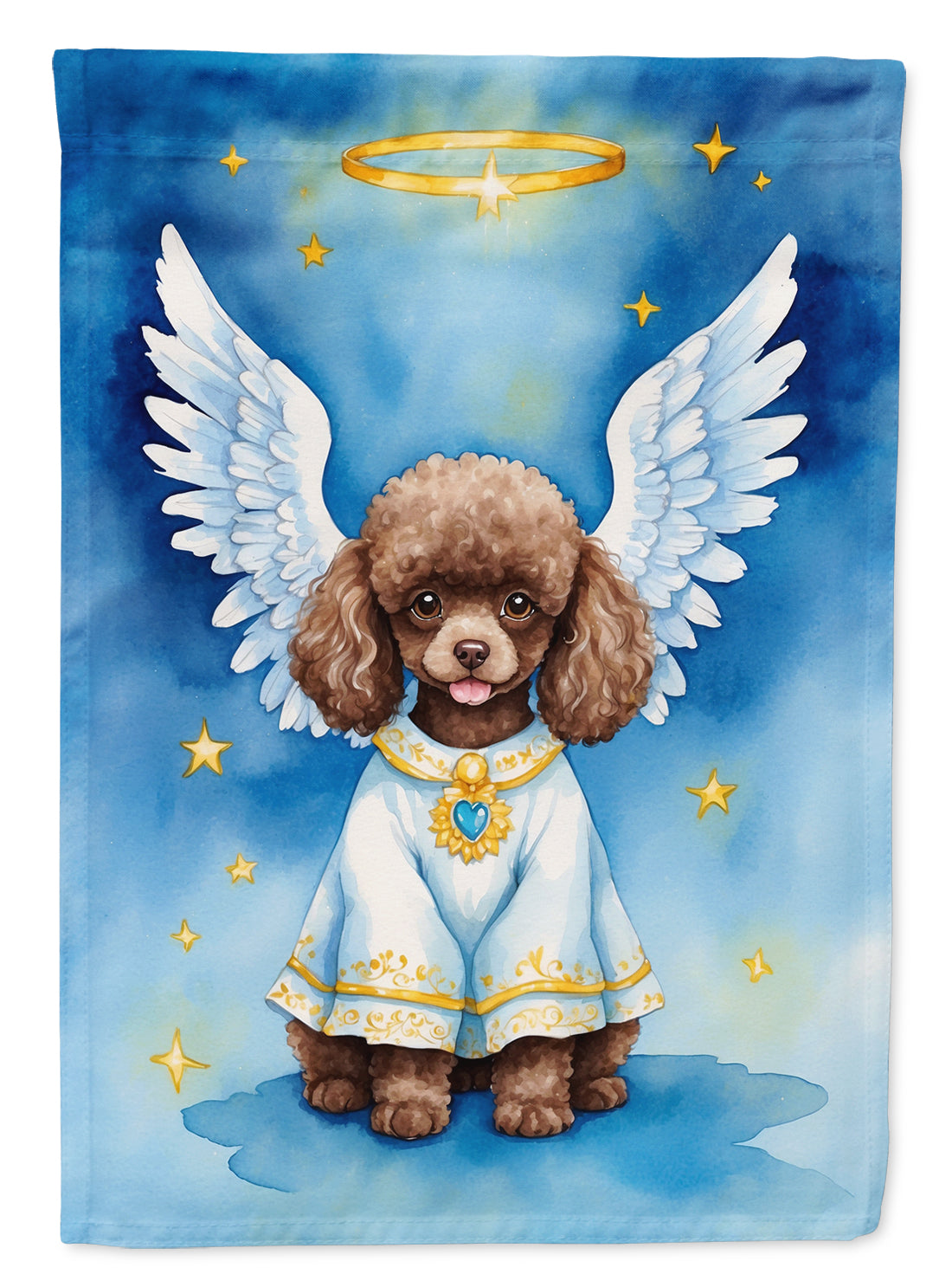 Buy this Chocolate Poodle My Angel House Flag