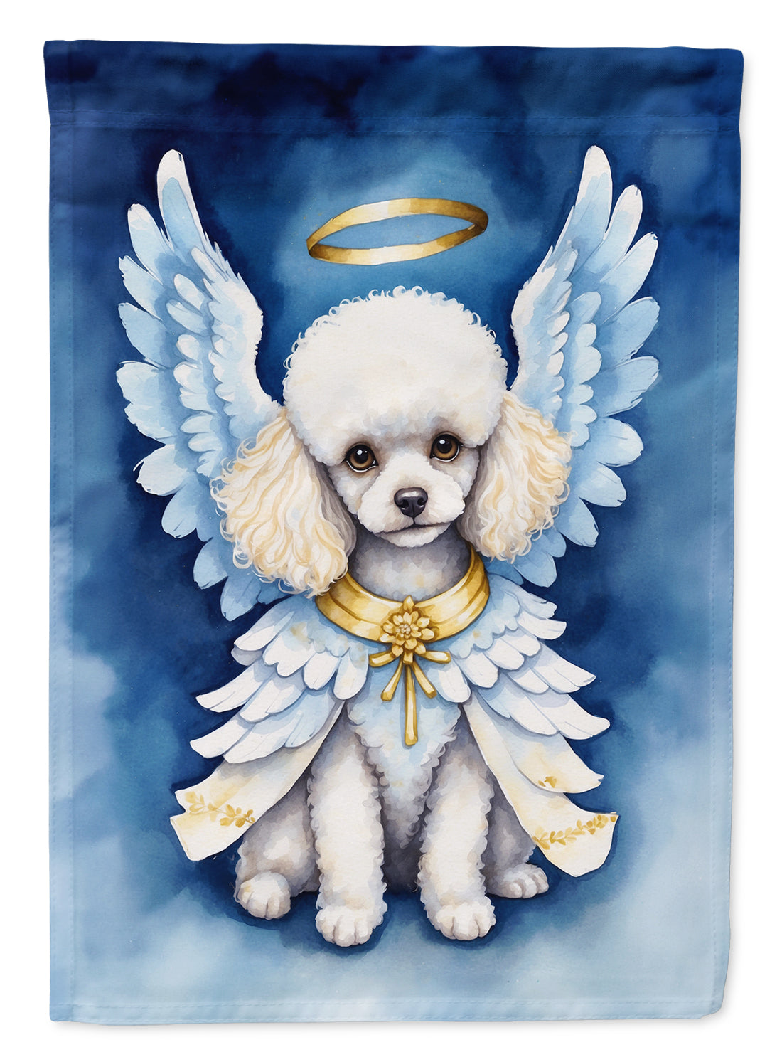 Buy this White Poodle My Angel House Flag