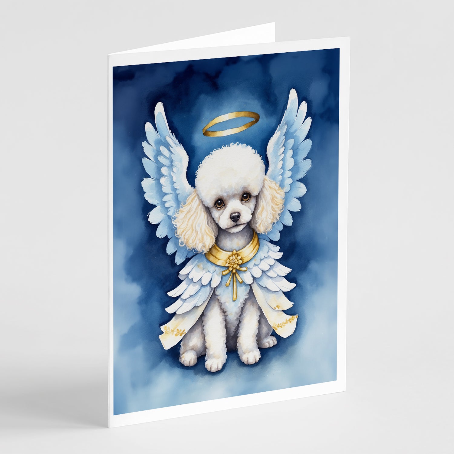 Buy this White Poodle My Angel Greeting Cards Pack of 8