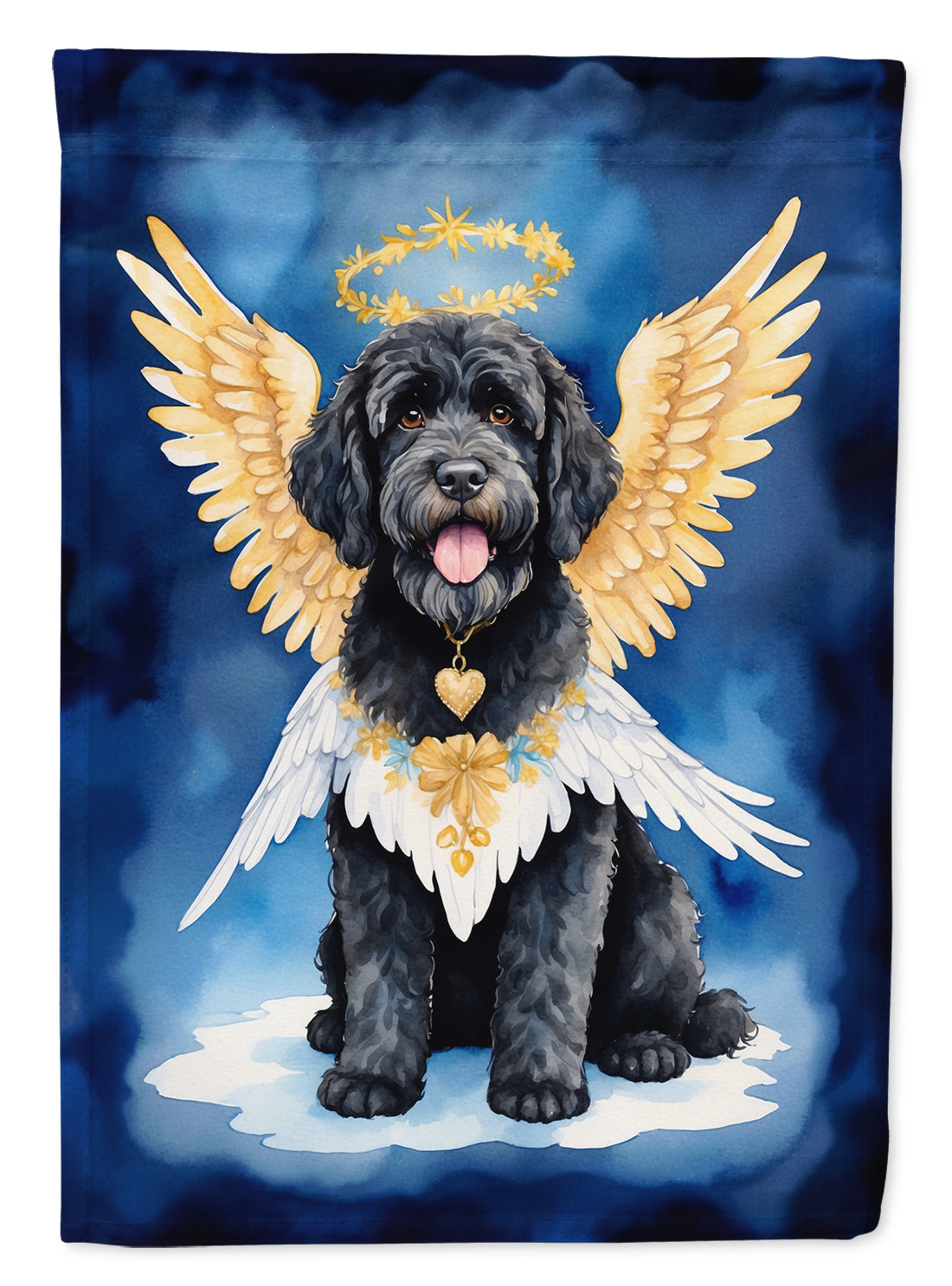 Buy this Portuguese Water Dog My Angel House Flag