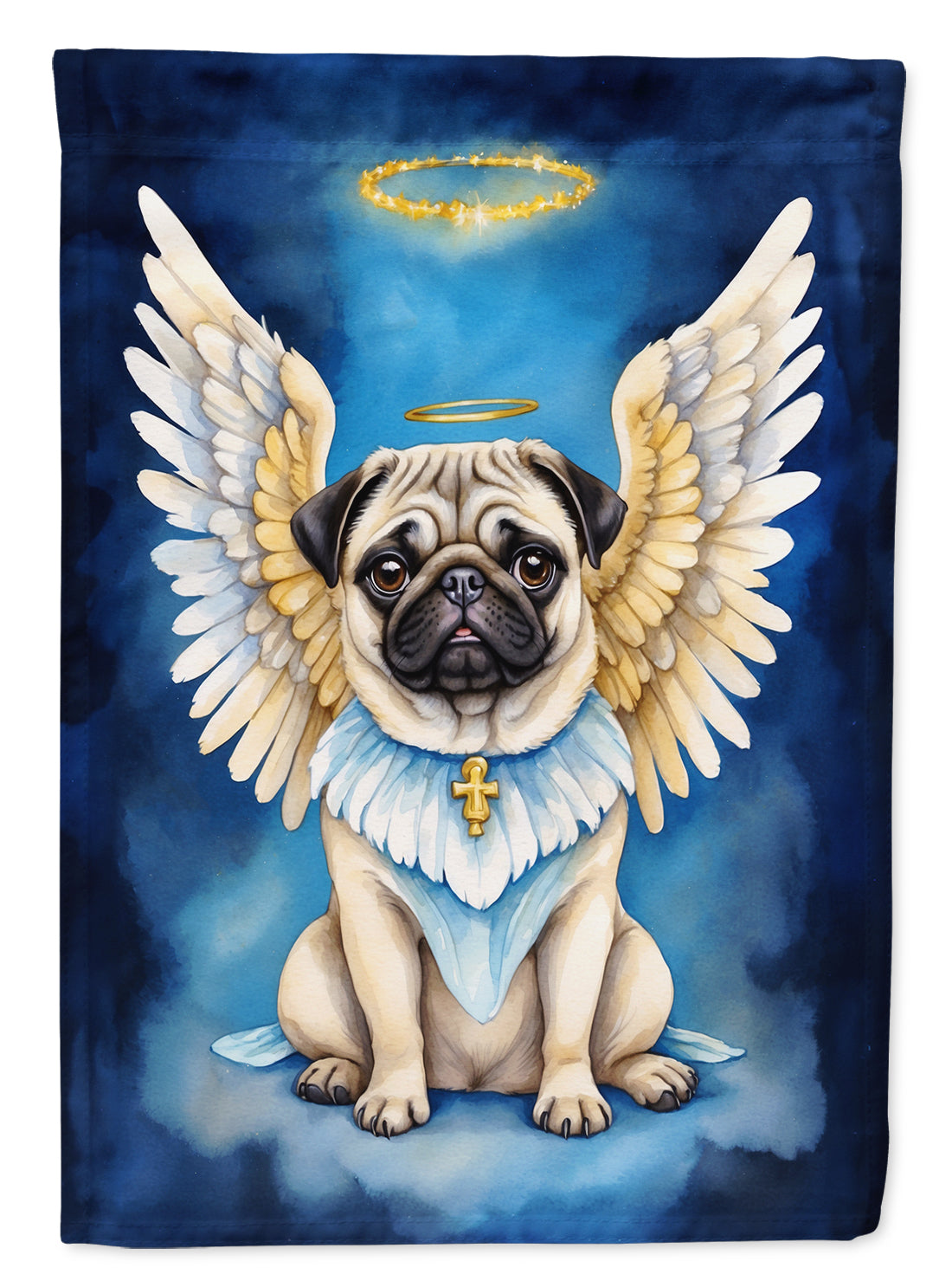 Buy this Pug My Angel House Flag