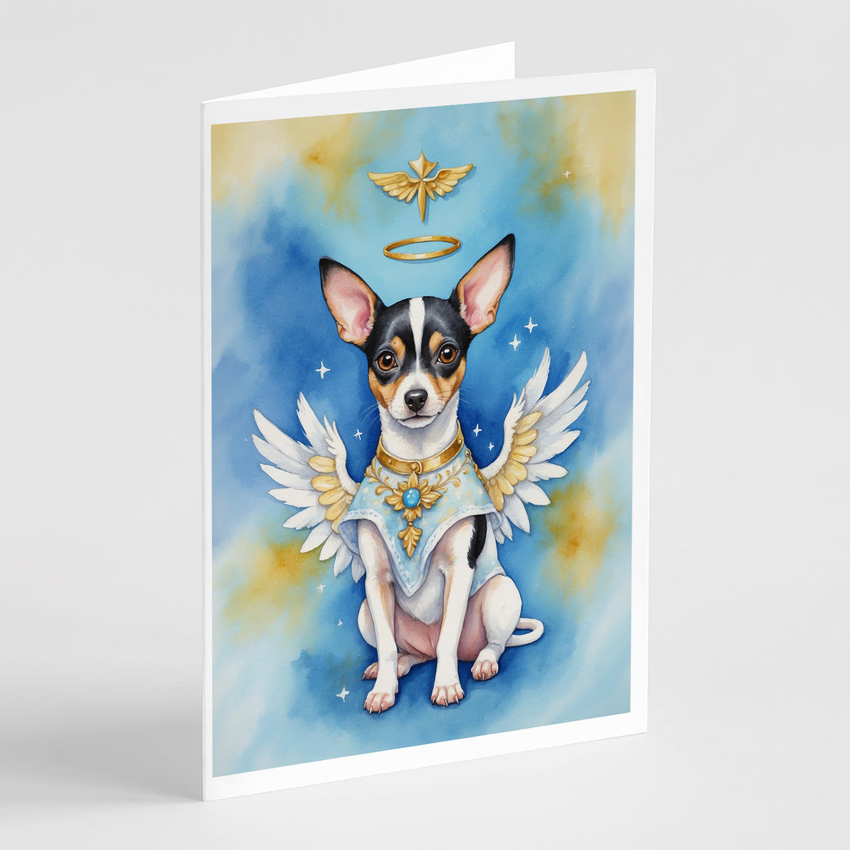 Buy this Rat Terrier My Angel Greeting Cards Pack of 8