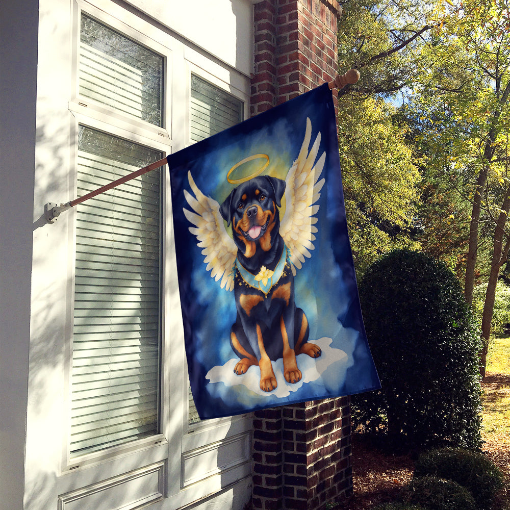 Rottweiler My Angel House Flag
