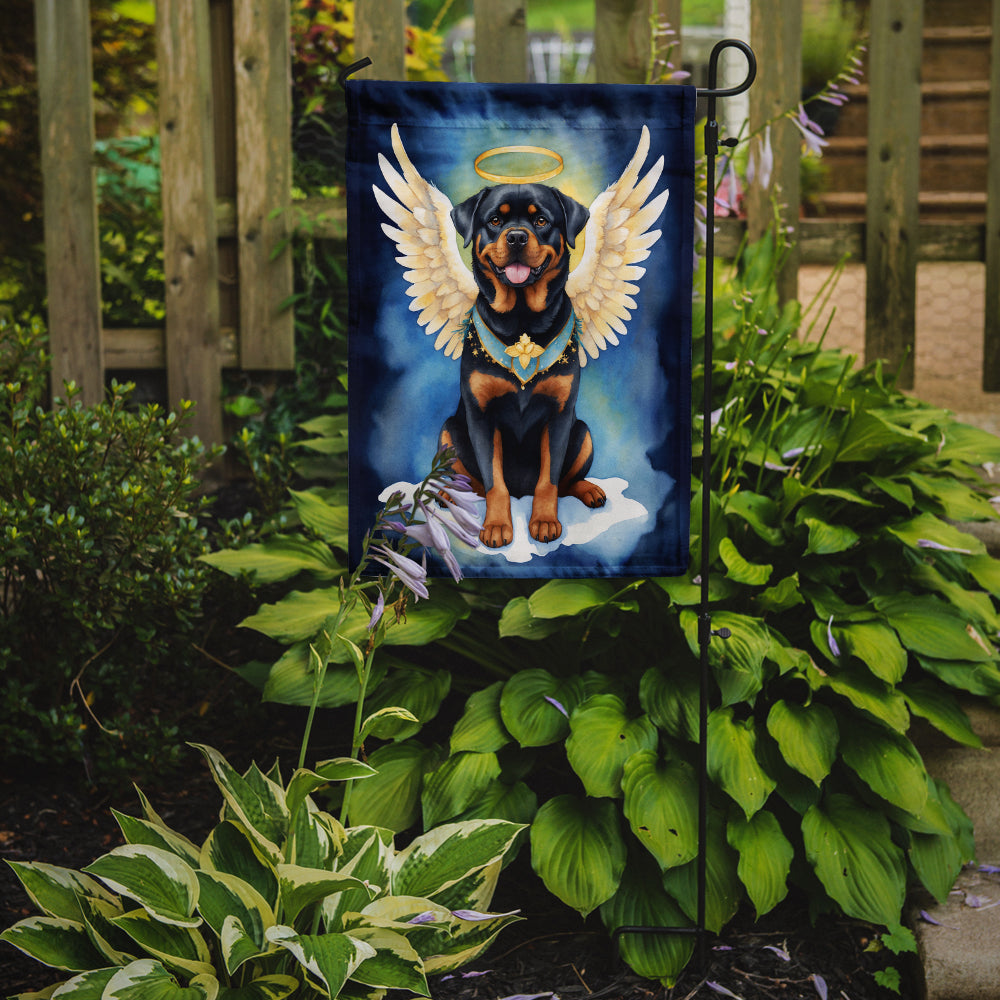 Rottweiler My Angel Garden Flag