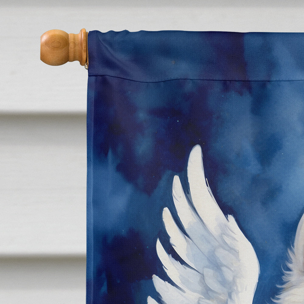 Samoyed My Angel House Flag