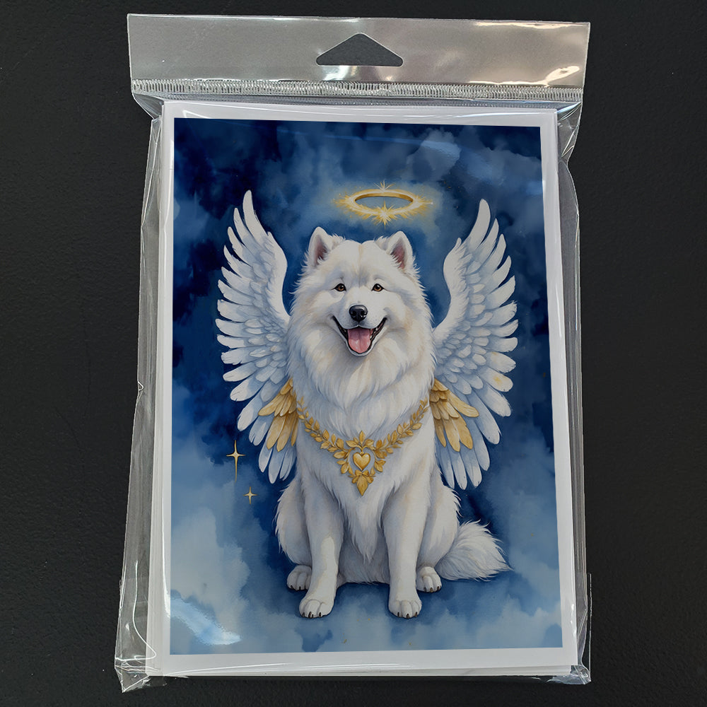 Samoyed My Angel Greeting Cards Pack of 8