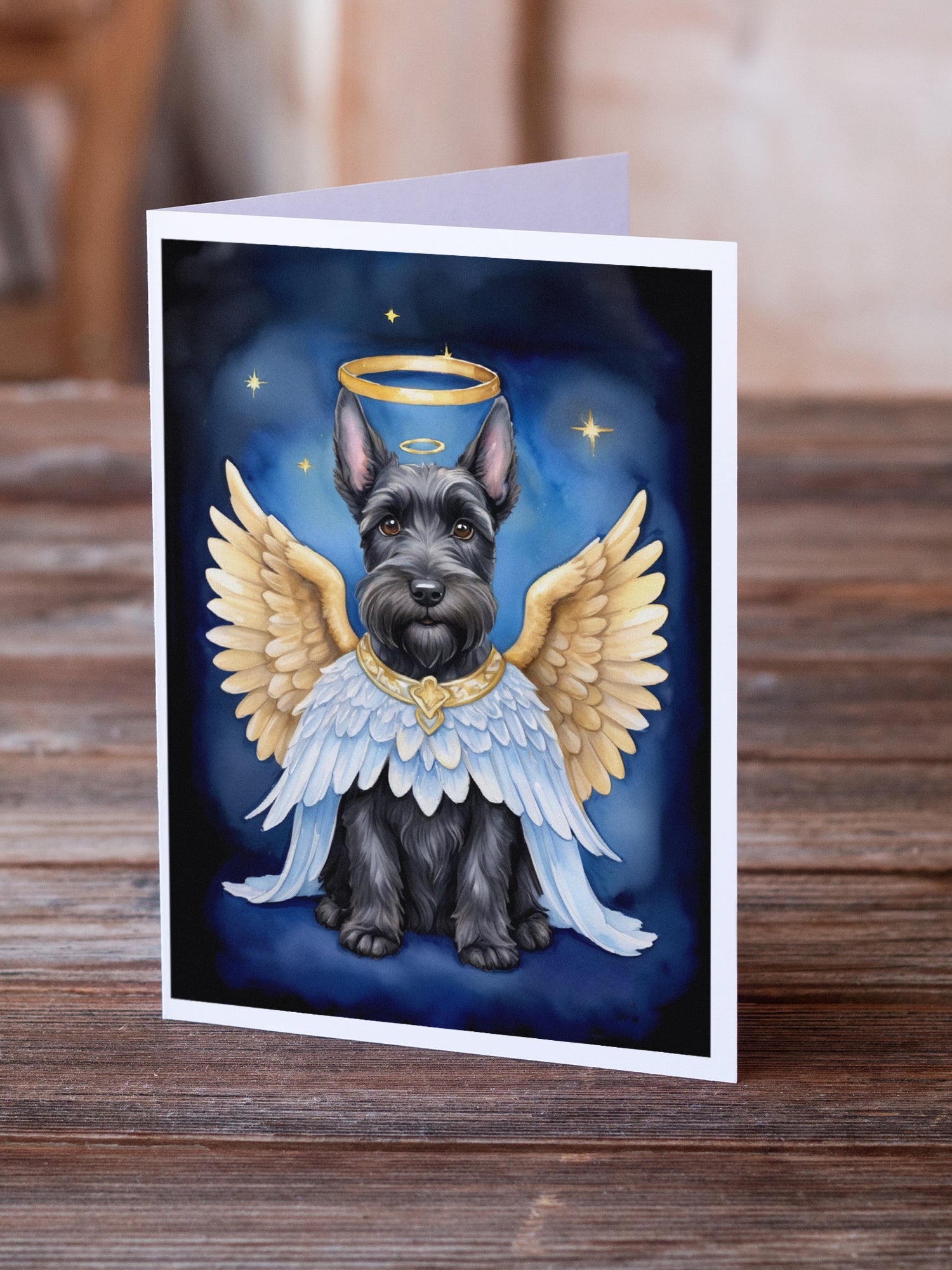 Scottish Terrier My Angel Greeting Cards Pack of 8