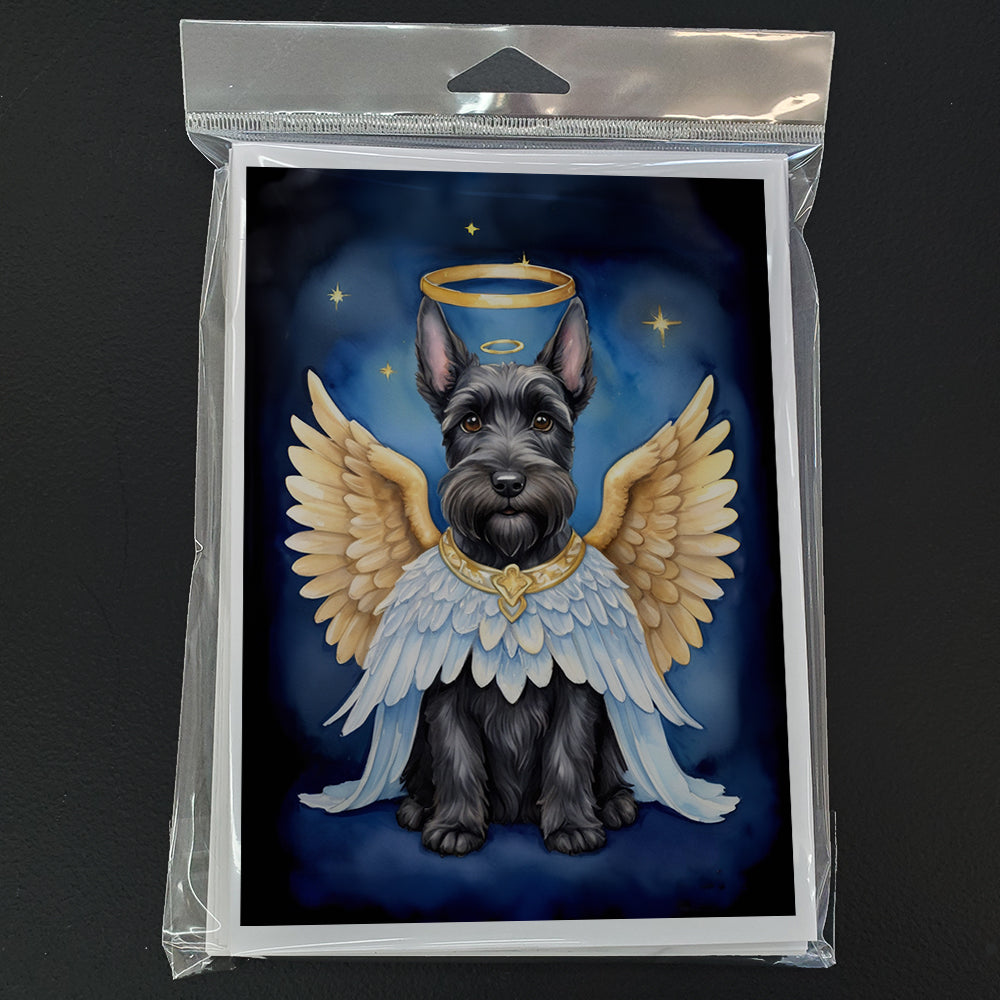 Scottish Terrier My Angel Greeting Cards Pack of 8