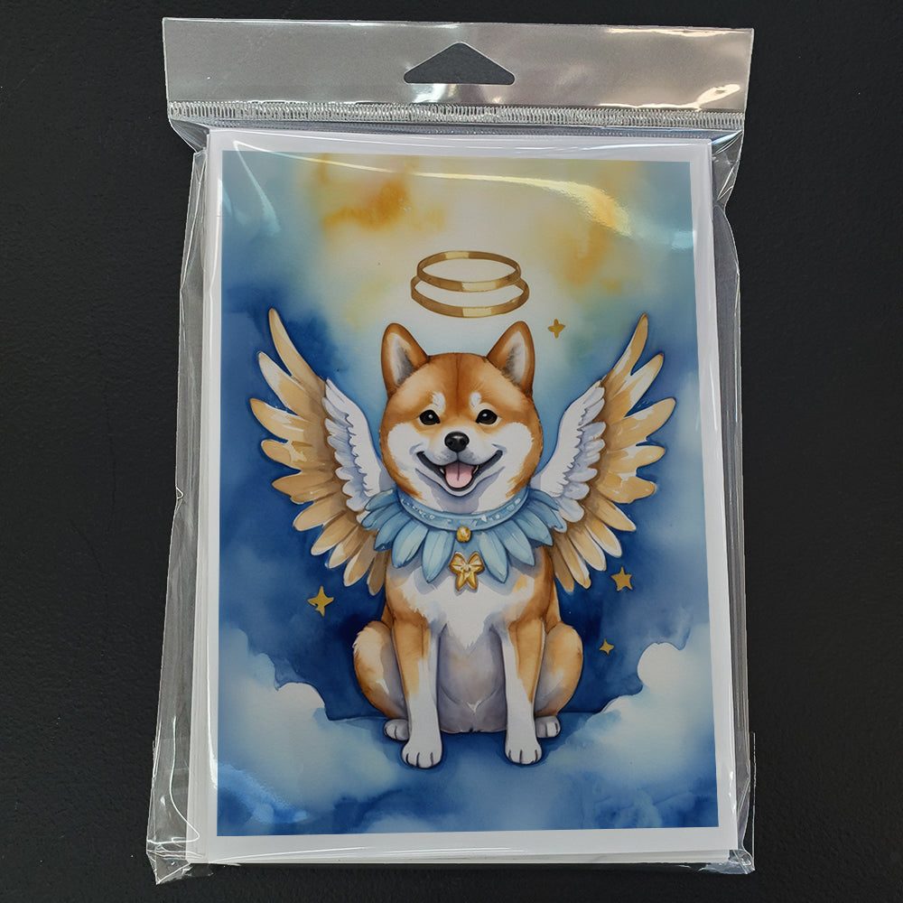 Shiba Inu My Angel Greeting Cards Pack of 8