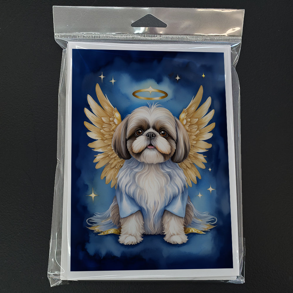 Shih Tzu My Angel Greeting Cards Pack of 8