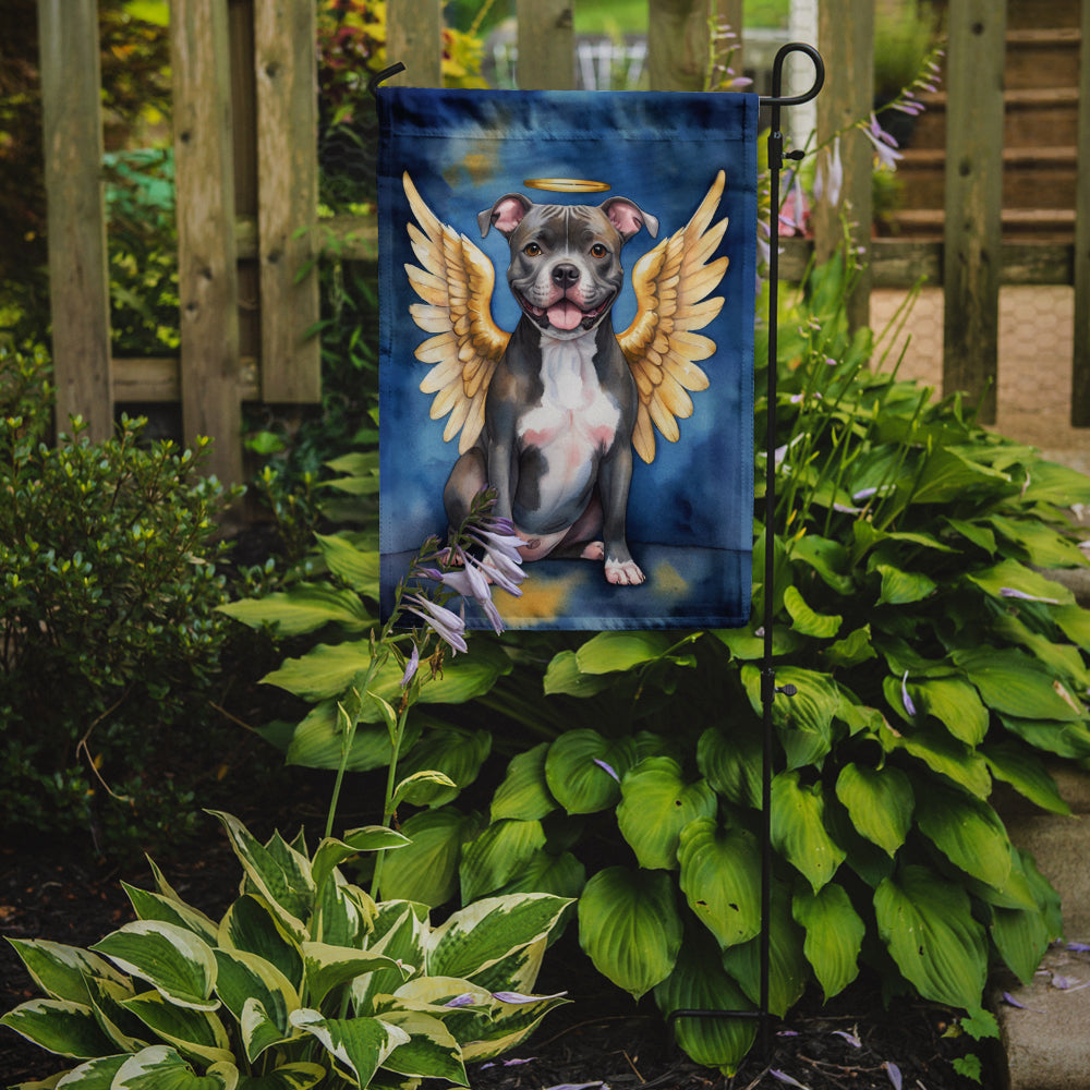 Staffordshire Bull Terrier My Angel Garden Flag