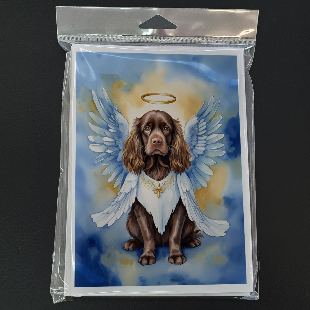 Sussex Spaniel My Angel Greeting Cards Pack of 8