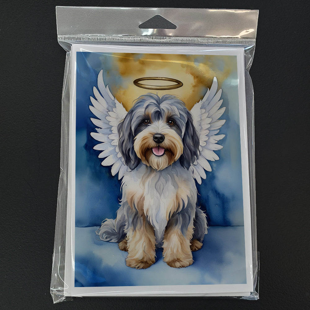 Tibetan Terrier My Angel Greeting Cards Pack of 8