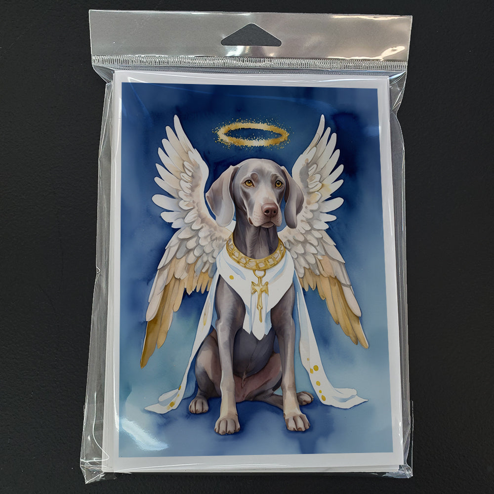 Weimaraner My Angel Greeting Cards Pack of 8