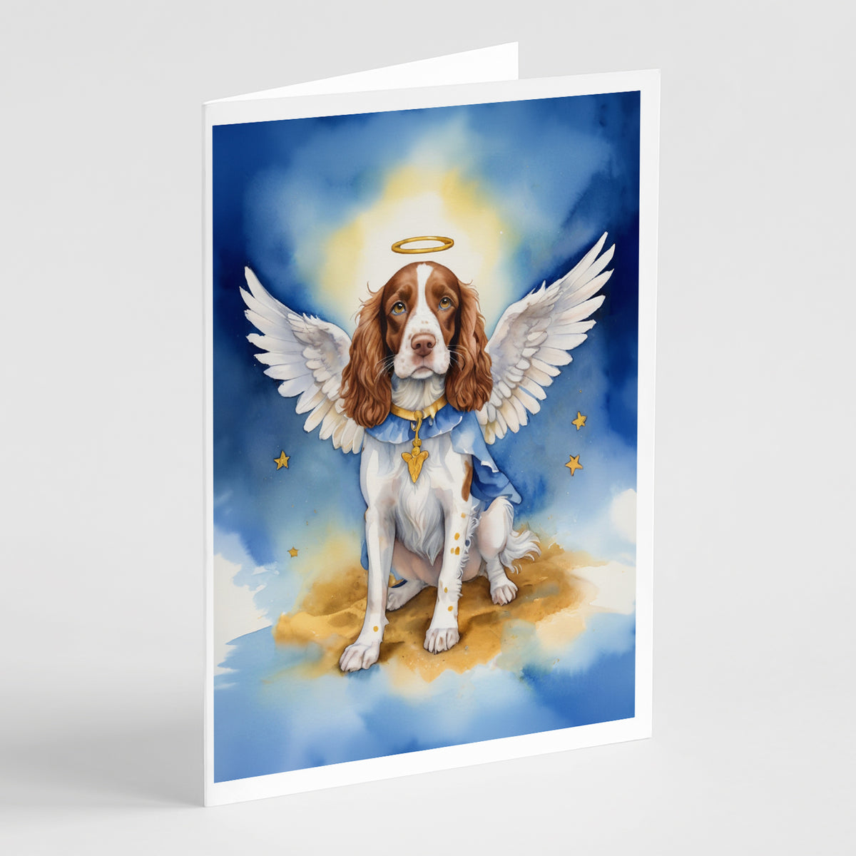 Buy this Welsh Springer Spaniel My Angel Greeting Cards Pack of 8