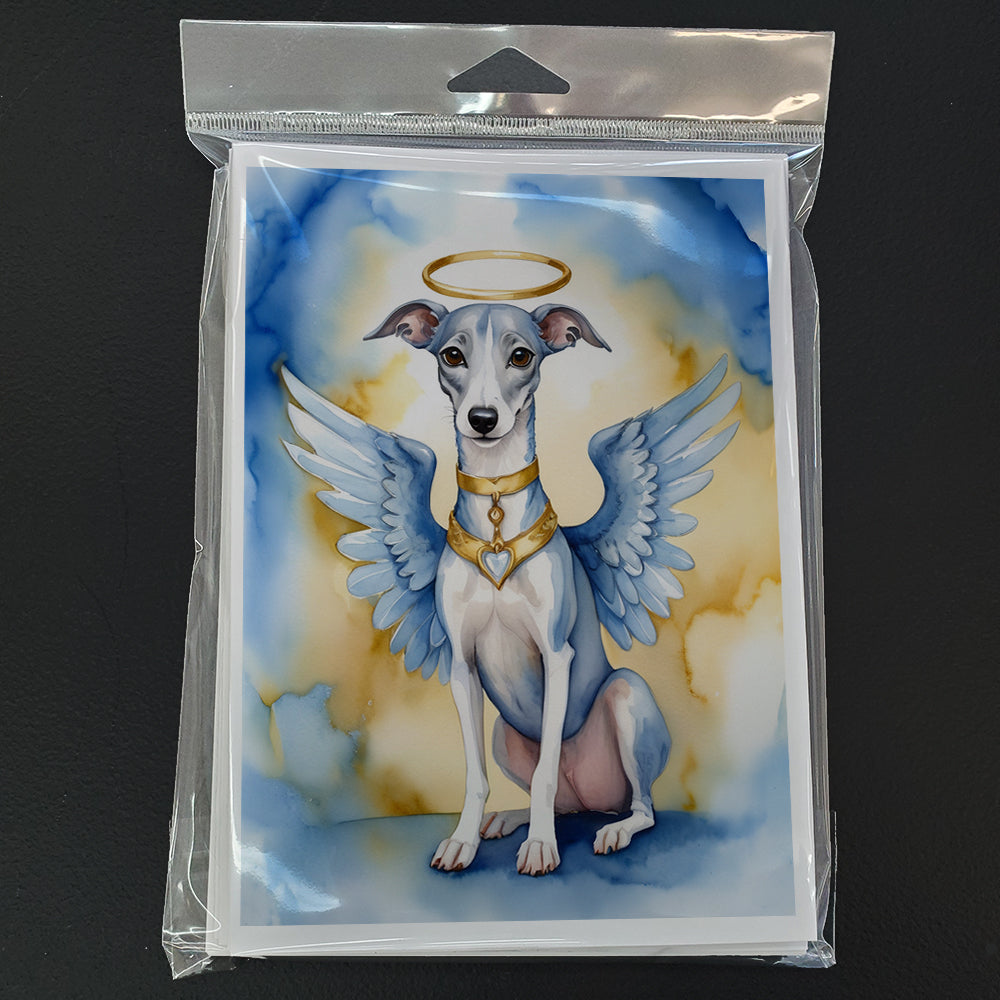 Whippet My Angel Greeting Cards Pack of 8