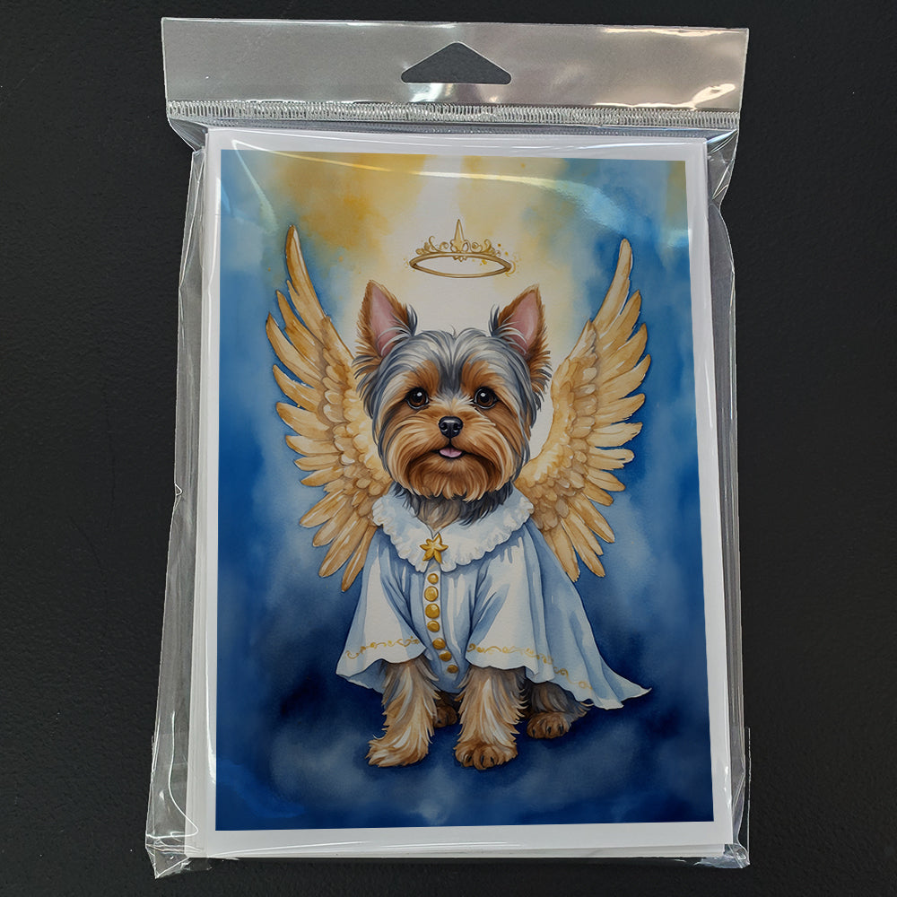Yorkshire Terrier My Angel Greeting Cards Pack of 8