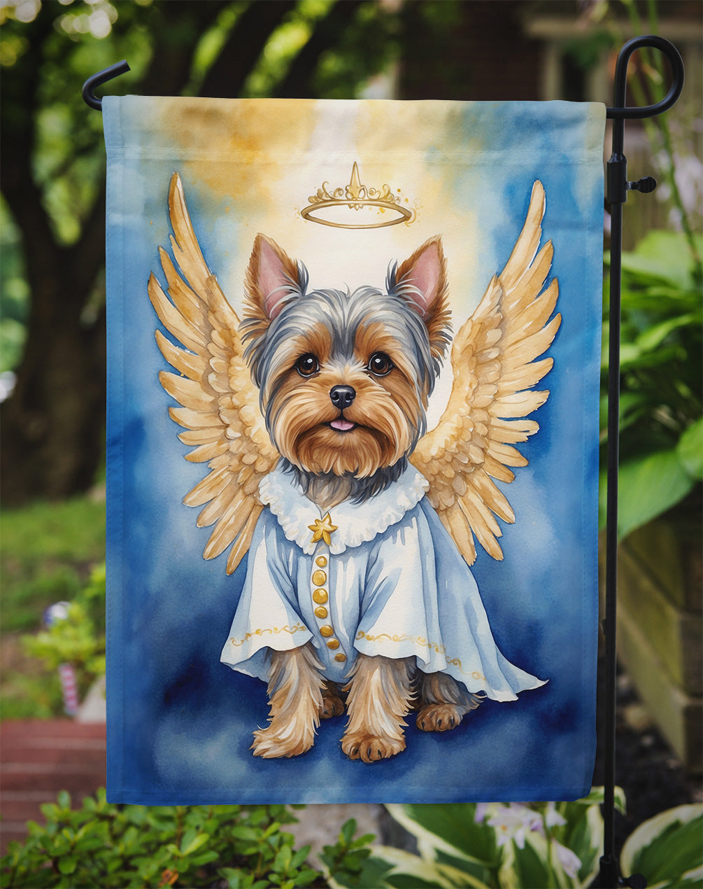Yorkshire Terrier My Angel Garden Flag