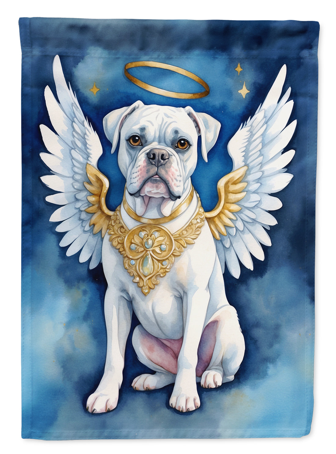 Buy this White Boxer My Angel House Flag