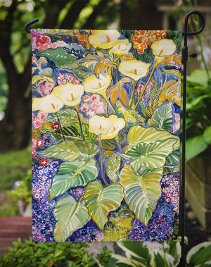 Arum Lilies by Neil Drury Flag Garden Size DND0001GF