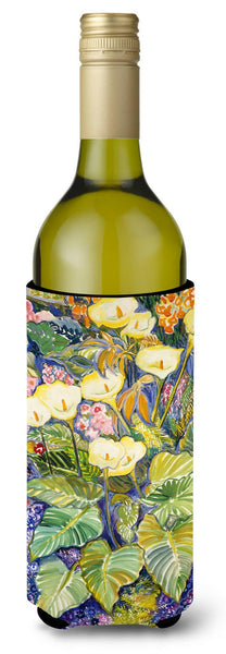 Arum Lilies by Neil Drury Wine Bottle Beverage Insulator Hugger DND0001LITERK by Caroline's Treasures