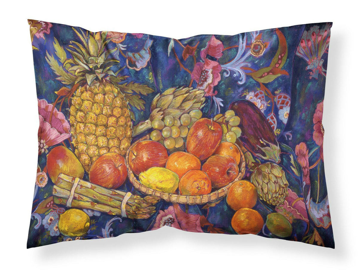 Fruit &amp; Vegetables by Neil Drury Fabric Standard Pillowcase DND0018PILLOWCASE by Caroline&#39;s Treasures