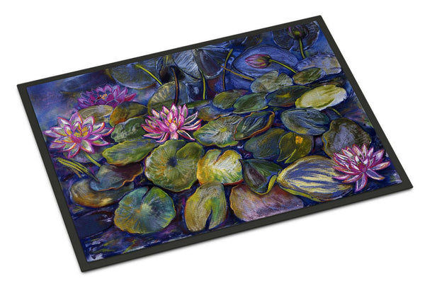 Waterlilies by Neil Drury Indoor or Outdoor Mat 18x27 DND0133MAT - the-store.com
