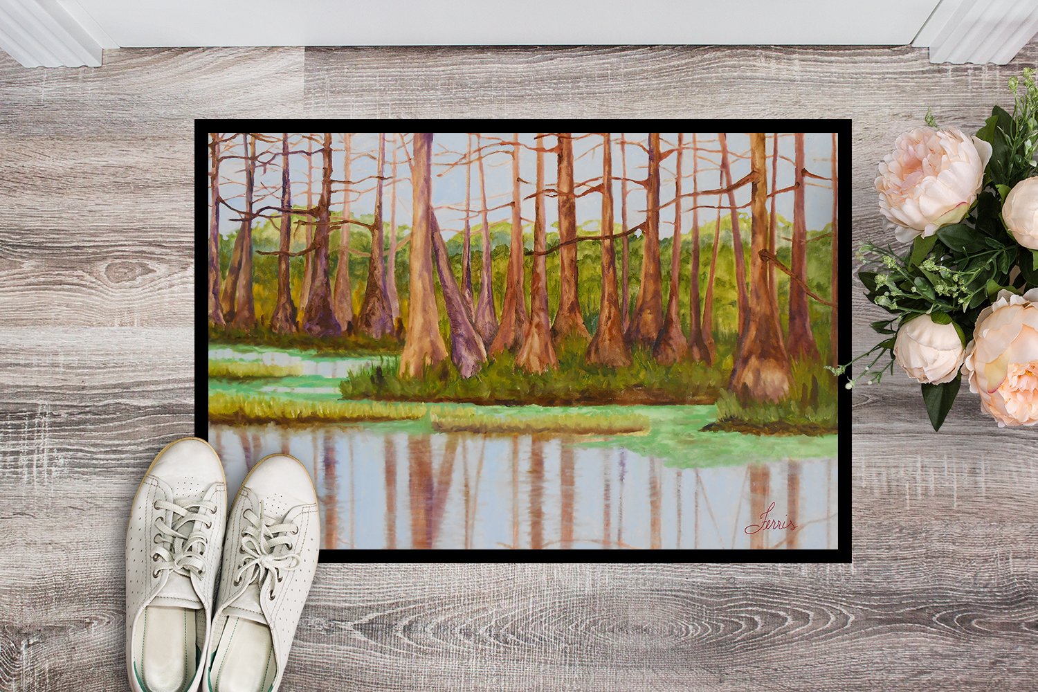 Buy this Bayou by Ferris Hotard Indoor or Outdoor Mat 24x36