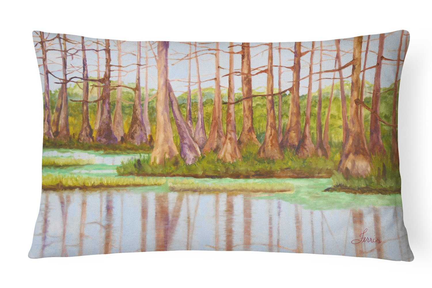 Buy this Bayou by Ferris Hotard Canvas Fabric Decorative Pillow