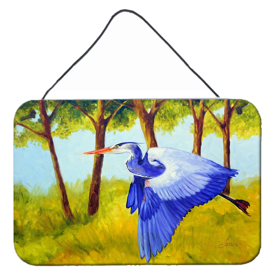 Buy this Fyling Heron by Ferris Hotard Wall or Door Hanging Prints