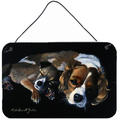 Cozy Pals with Cavalier Spaniel Wall or Door Hanging Prints FMF0022DS812 by Caroline's Treasures