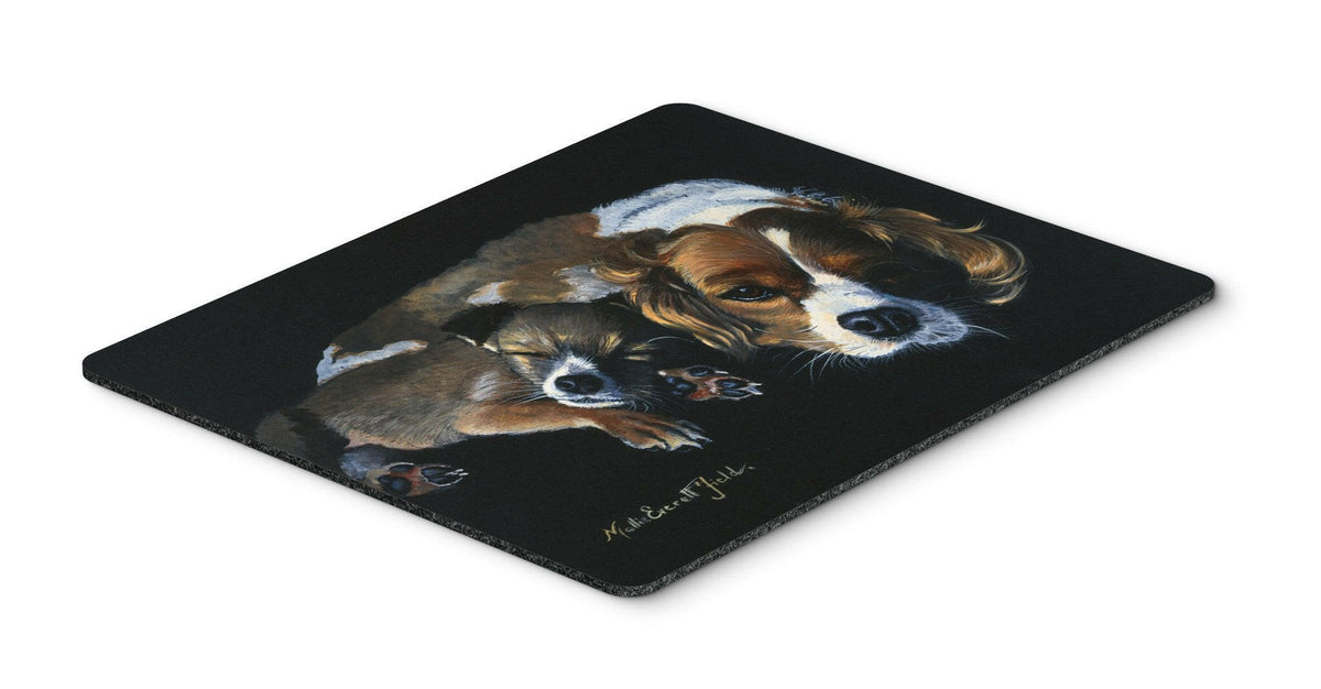 Cozy Pals with Cavalier Spaniel Mouse Pad, Hot Pad or Trivet FMF0022MP by Caroline&#39;s Treasures