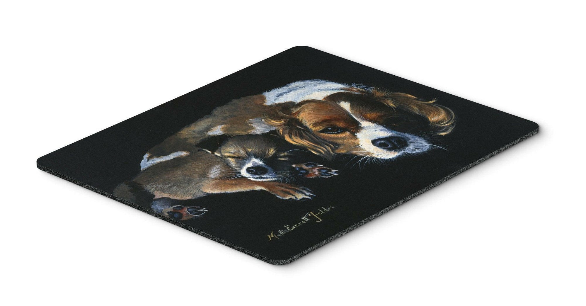 Cozy Pals with Cavalier Spaniel Mouse Pad, Hot Pad or Trivet FMF0022MP by Caroline's Treasures