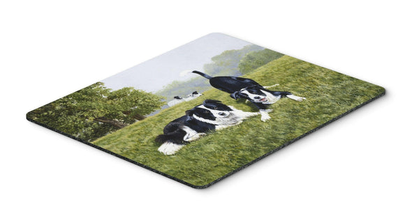 Let's Play Border Collie Mouse Pad, Hot Pad or Trivet FRF0014MP by Caroline's Treasures