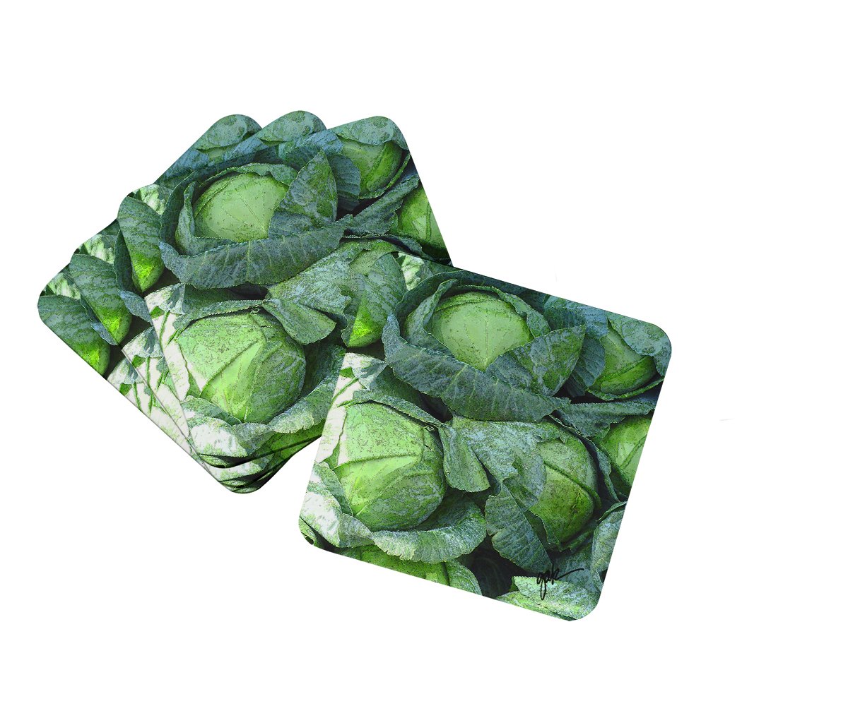 Buy this Cabbage by Gary Kwiatek Foam Coaster Set of 4