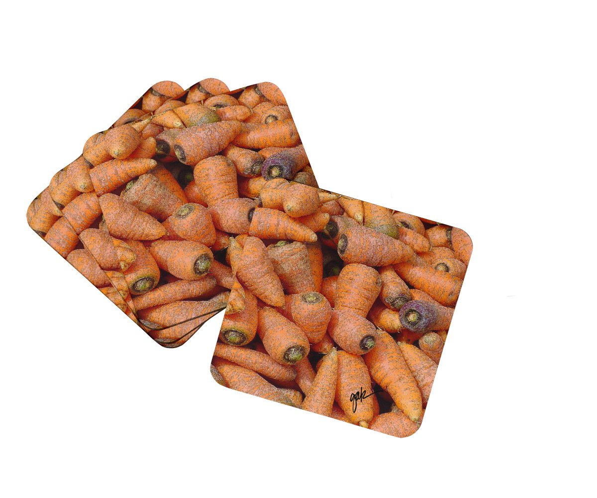 Buy this Carrots by Gary Kwiatek Foam Coaster Set of 4