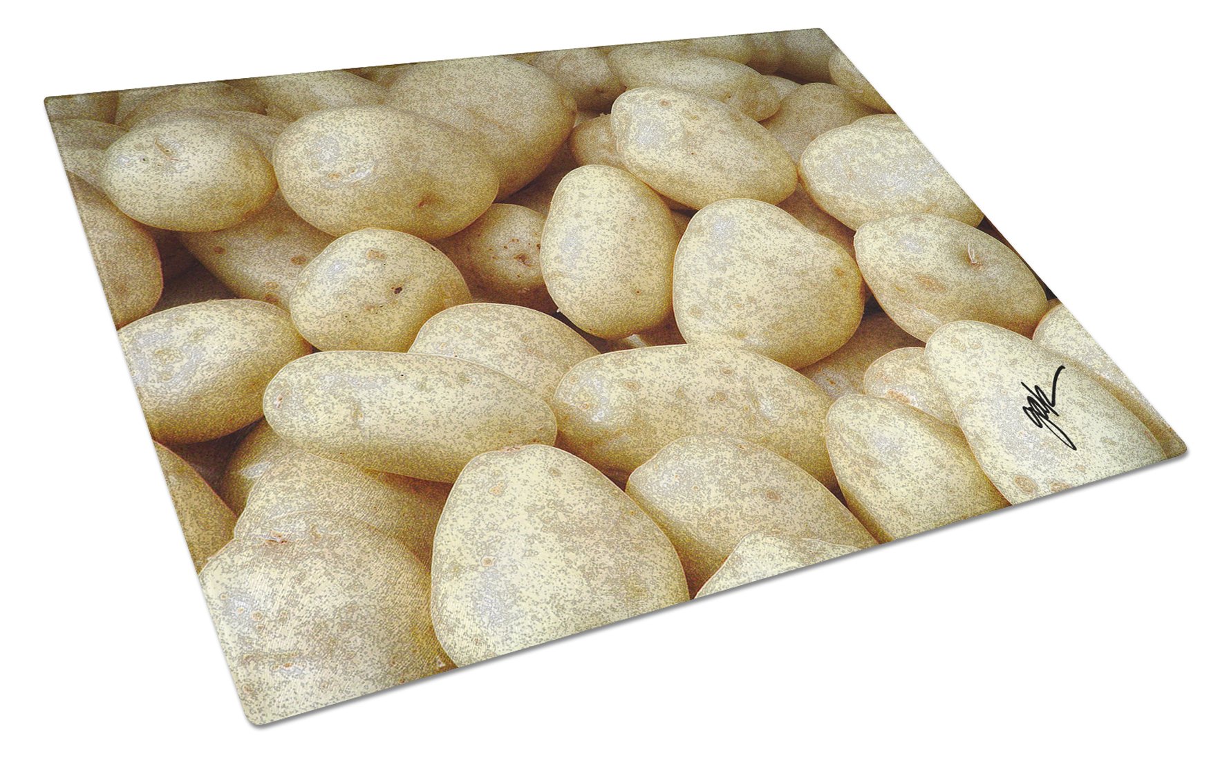 Buy this Potatoes by Gary Kwiatek Glass Cutting Board Large
