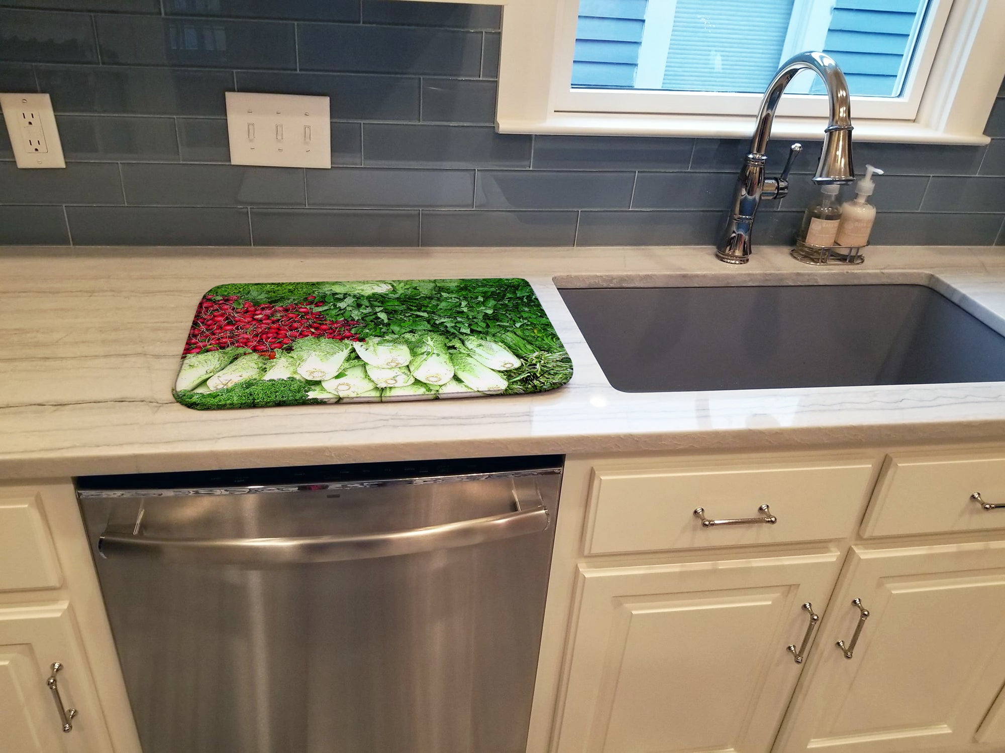 Salad by Gary Kwiatek Dish Drying Mat