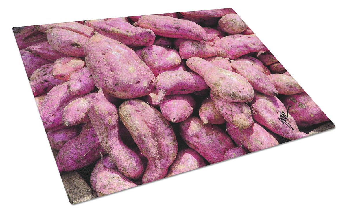 Buy this Sweet Potatoe by Gary Kwiatek Glass Cutting Board Large
