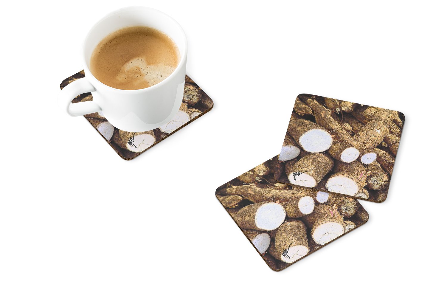 Caroline's Treasures Yucca by Gary Kwiatek Foam Coaster