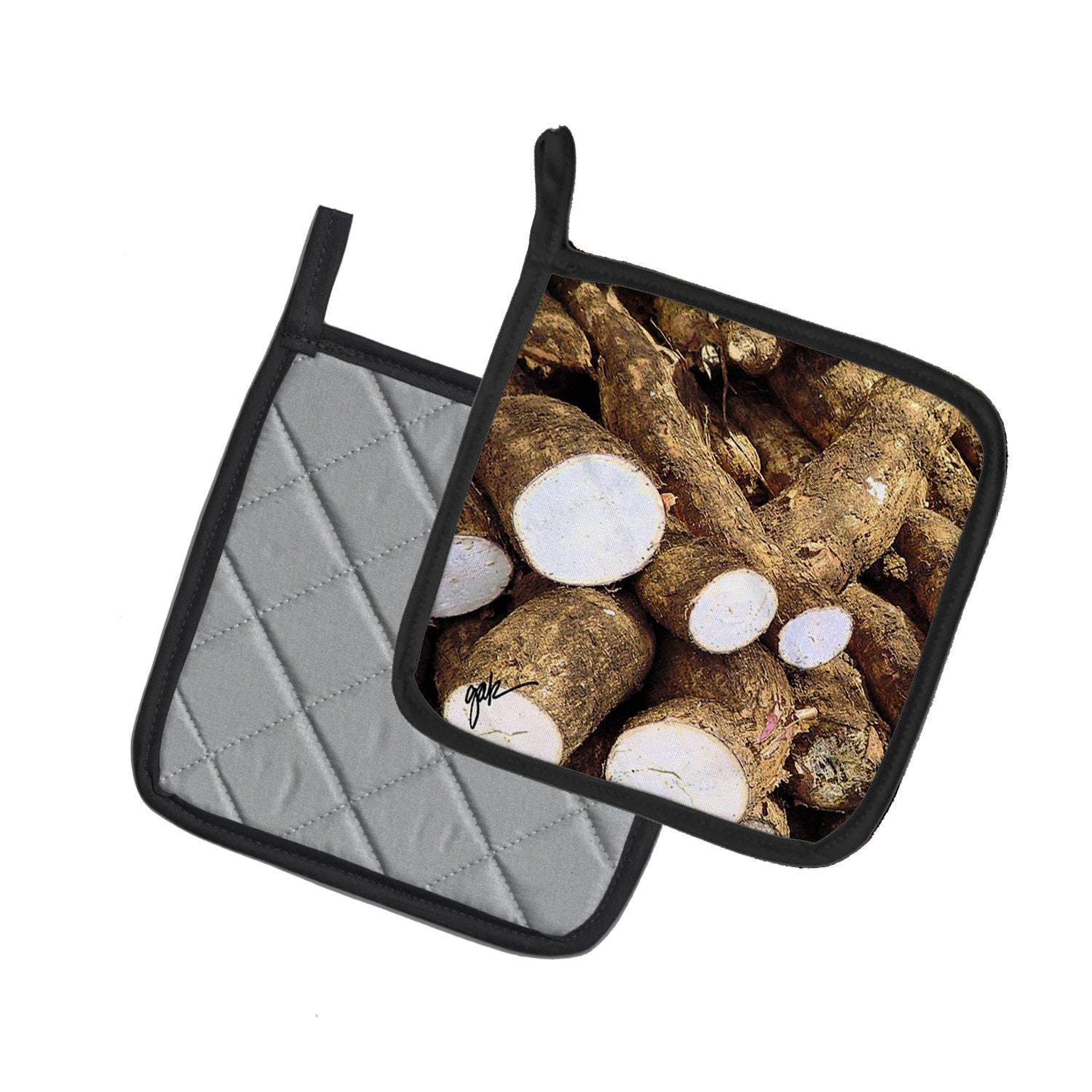 Caroline's Treasures Yucca by Gary Kwiatek Pot Holders - Set of 2 Decorative Kitchen Helpers | Made in the USA