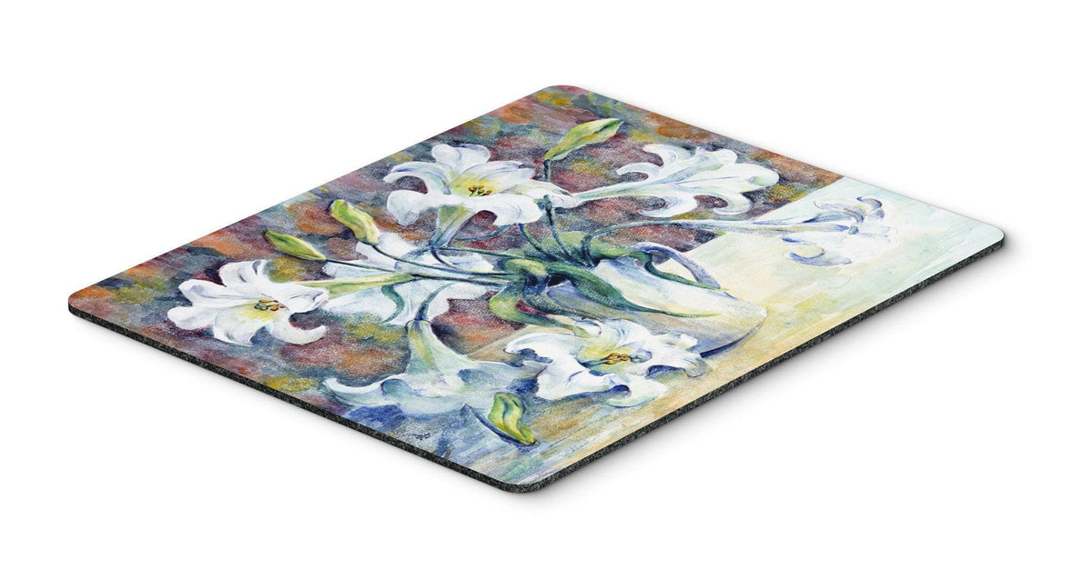 Easter Lillies Mouse Pad, Hot Pad or Trivet GFGO0014MP by Caroline&#39;s Treasures